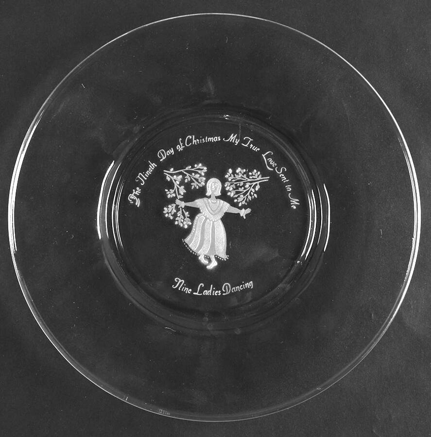 Twelve Days of Christmas 8" Salad Plate by Unknown Manufacturer-1