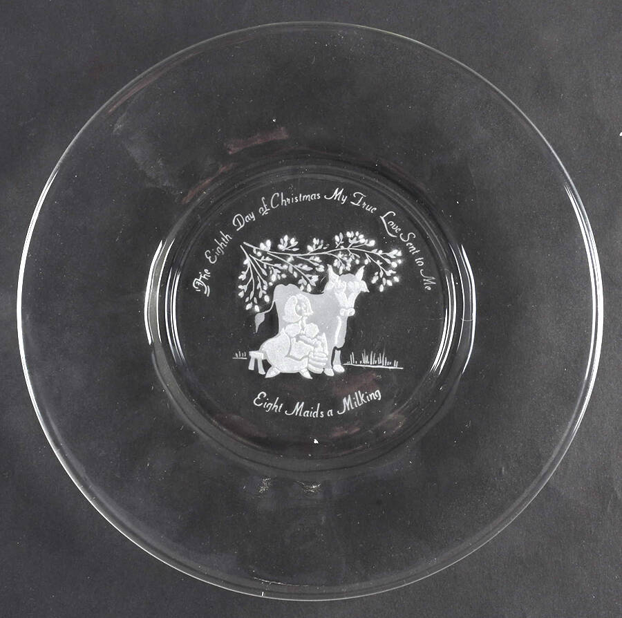 Twelve Days of Christmas 8" Salad Plate by Unknown Manufacturer-1