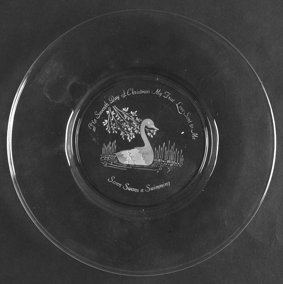 Twelve Days of Christmas 8" Salad Plate by Unknown Manufacturer-1
