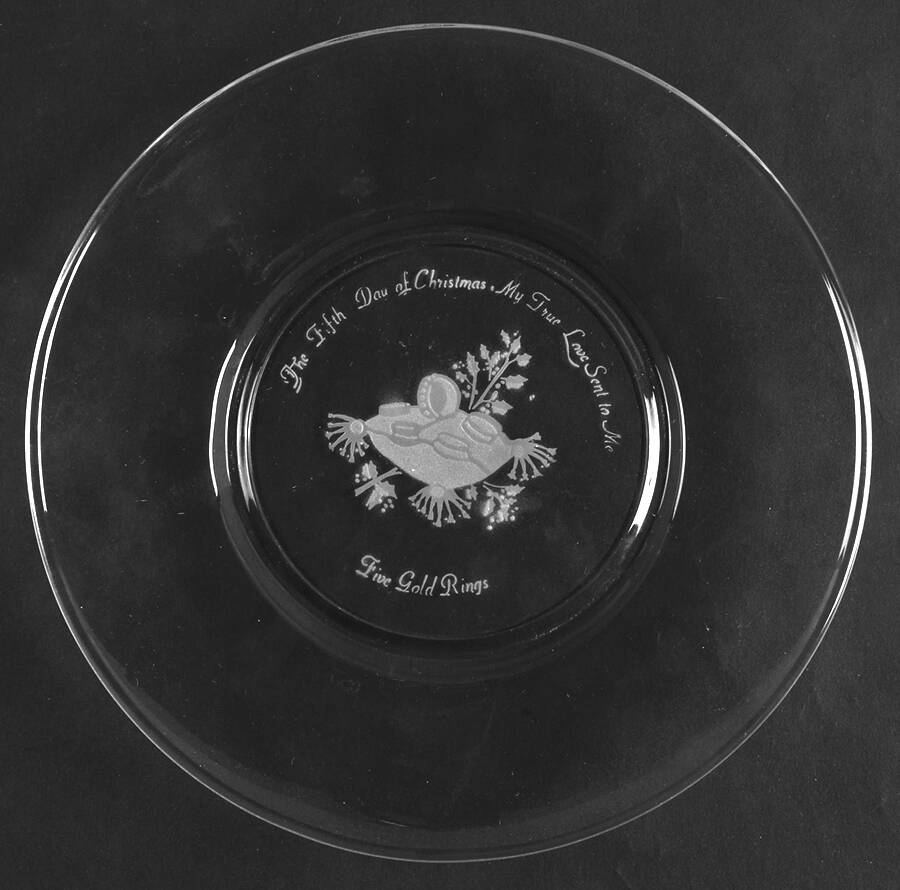 Twelve Days of Christmas 8" Salad Plate by Unknown Manufacturer-1