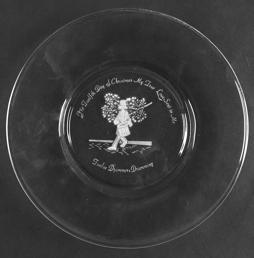 Twelve Days of Christmas 98" Salad Plate by Unknown Manufacturer-1
