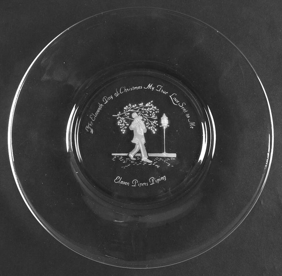 Twelve Days of Christmas 98" Salad Plate by Unknown Manufacturer-1