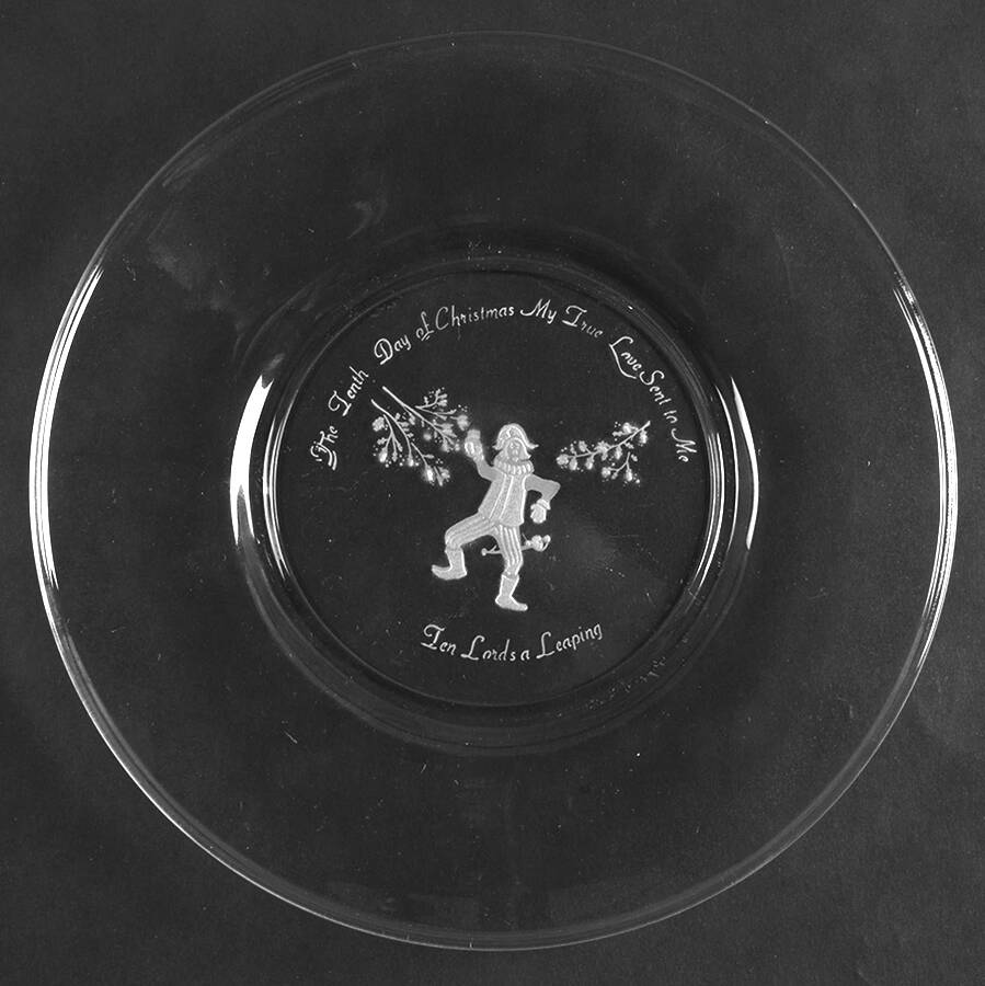 Twelve Days of Christmas 98" Salad Plate by Unknown Manufacturer-1