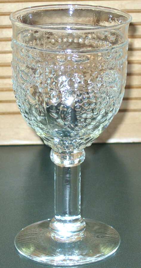 UNK3874 Clear Water Goblet by Unknown Manufacturer-1