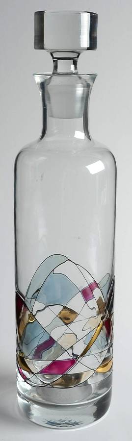 UNK8513 Decanter & Stopper by Unknown Manufacturer-1