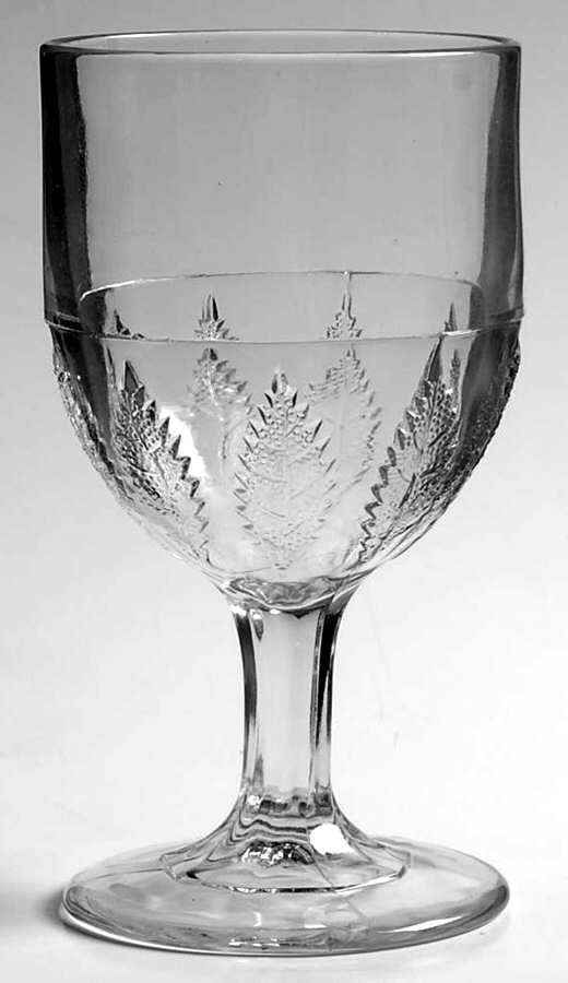 Birch Leaf Water Goblet by Unknown Manufacturer-1