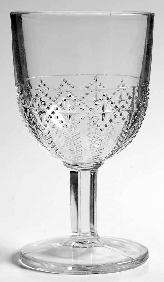 Star & Palm Water Goblet by Unknown Manufacturer-1