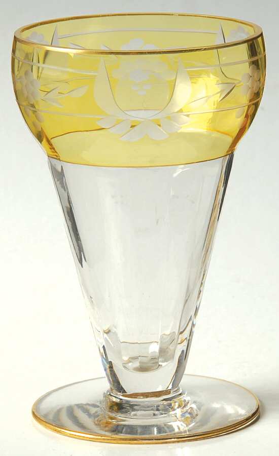 UNK7848 Yellow Flash Juice Glass by Unknown Manufacturer-1