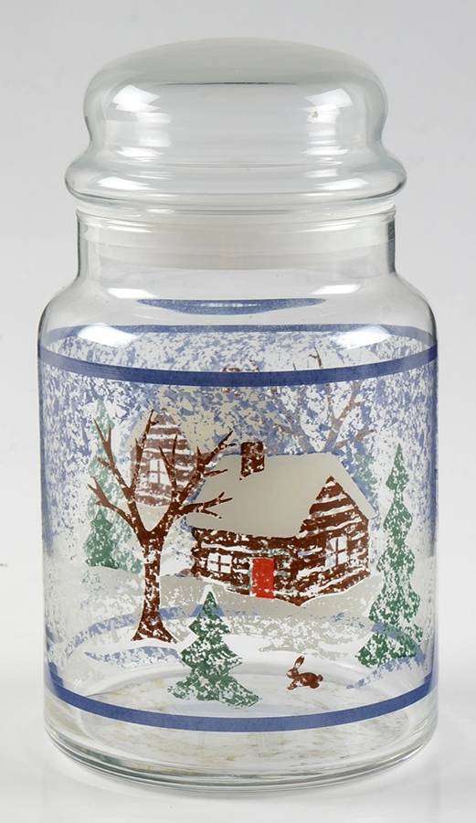 UNK7910 7" Storage Jar & Lid by Unknown Manufacturer-1