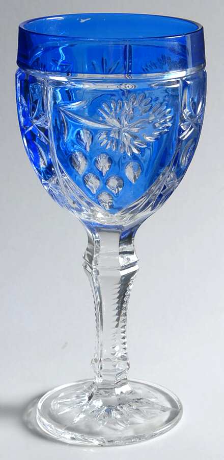 Asti Blue Water Goblet by Anna Hutte-1