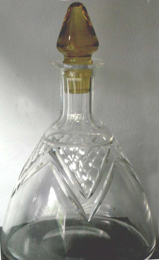 UNK7942 Decanter & Stopper by Unknown Manufacturer-1