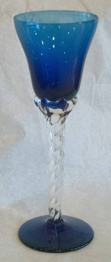 UNK9253 Cobalt Blue Cordial by Unknown Manufacturer-1