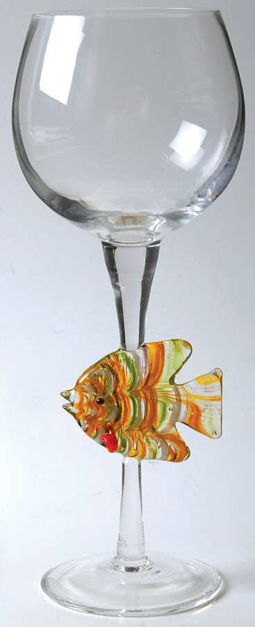Murano (Sculpted Stems) Water Goblet by Home Essentials-1