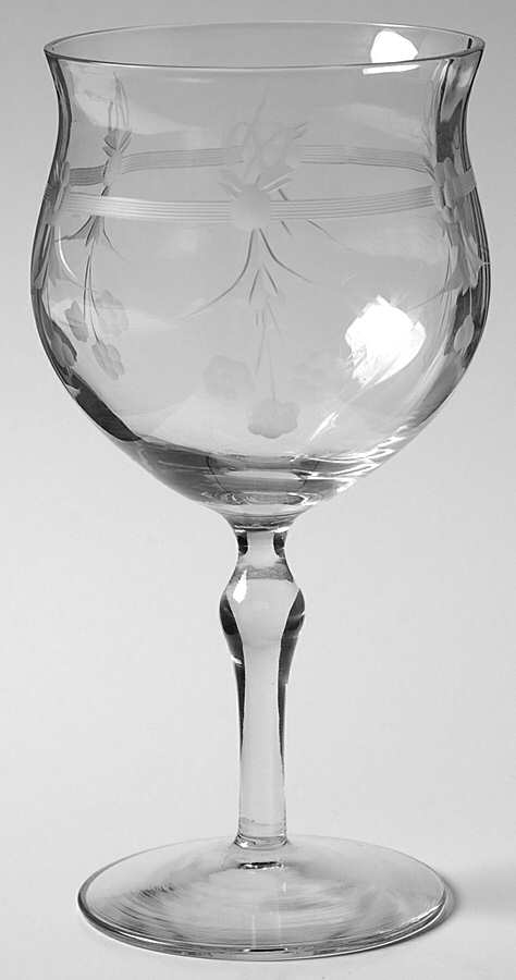 UNK9299 Water Goblet by Unknown Manufacturer-1