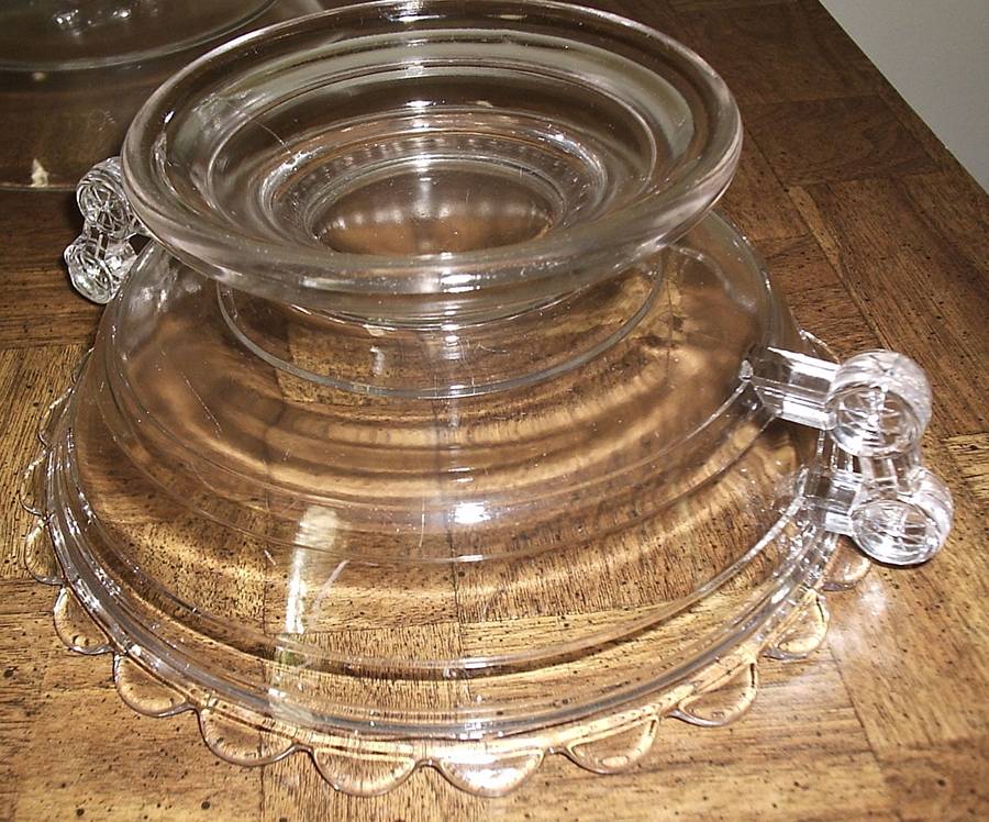 Crossed Discs Low Compote No Lid by Unknown Manufacturer-1