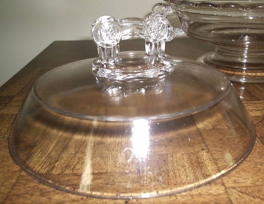 Crossed Discs Lid for Low Compote by Unknown Manufacturer-1