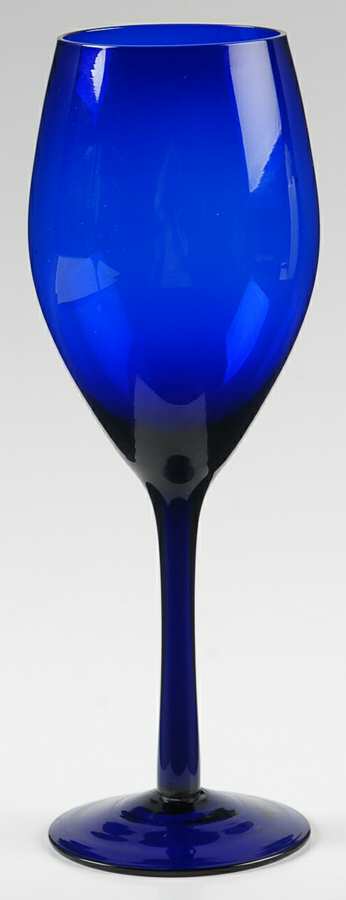 UNK9434 Blue Water Goblet by Unknown Manufacturer-1
