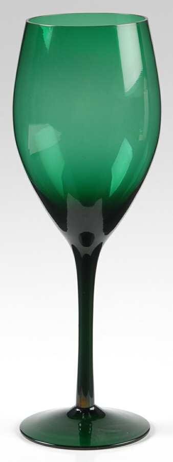 UNK9434 Green Water Goblet by Unknown Manufacturer-1