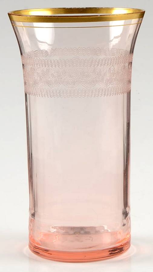 UNK586 Pink 12 Oz Flat Tumbler by Unknown Manufacturer-1