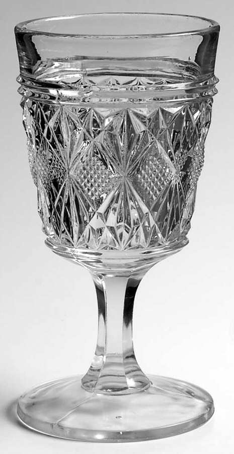 Pittsburgh Fan Water Goblet by Unknown Manufacturer-1