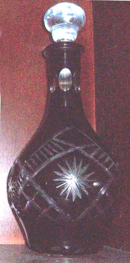 UNK9584 Decanter & Stopper by Unknown Manufacturer-1