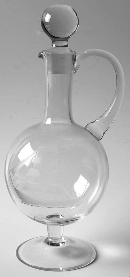 UNK9606 Decanter & Stopper by Unknown Manufacturer-1