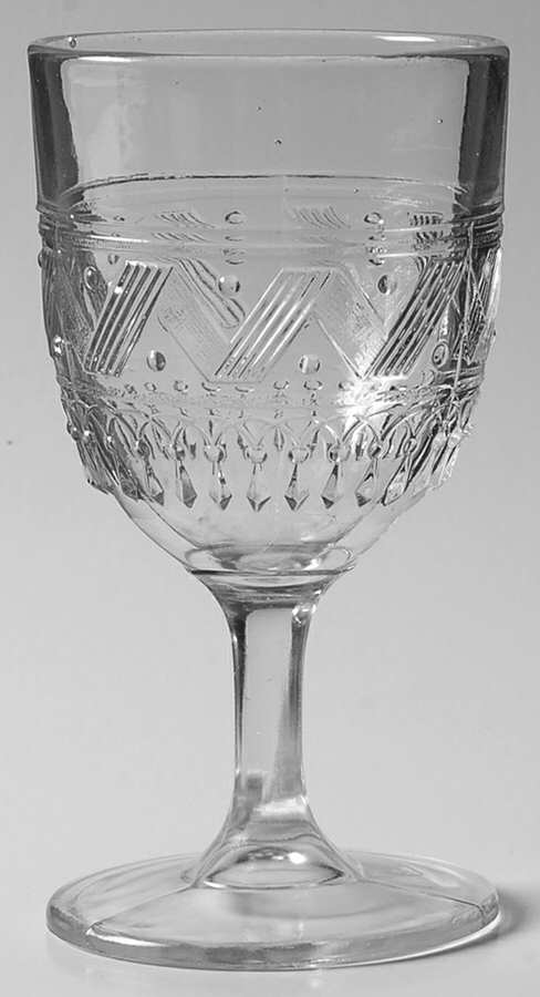 Ribbon Band with Pendants Water Goblet by Unknown Manufacturer-1