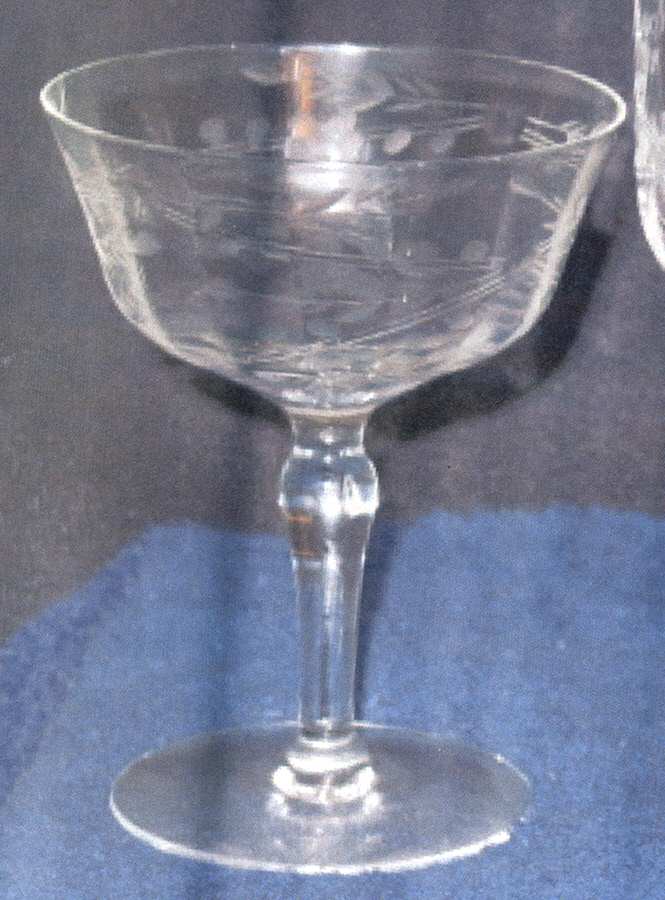 UNK9662 Champagne/Tall Sherbet by Unknown Manufacturer-1