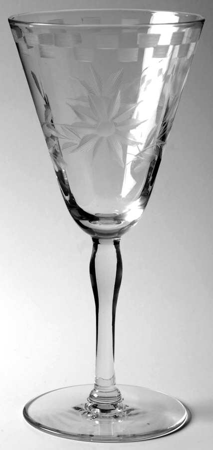 UNK9672 Water Goblet by Unknown Manufacturer-1