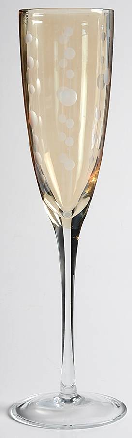 UNK8996 Amber Fluted Champagne by Unknown Manufacturer-1