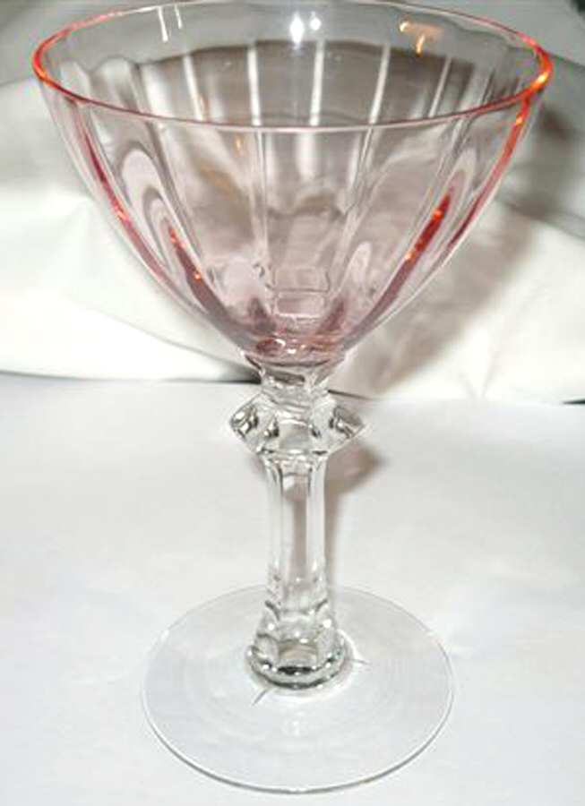 UNK4440 (Pink) Champagne/Tall Sherbet by Unknown Manufacturer-1