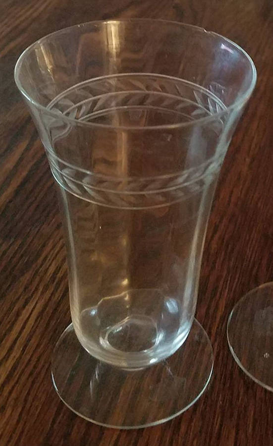 UNK10121 Footed Tumbler by Unknown Manufacturer-1