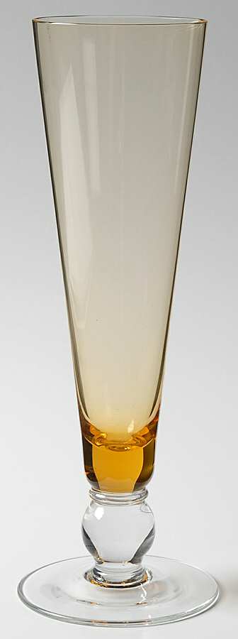 UNK10329 Amber Pilsner Glass by Unknown Manufacturer-1