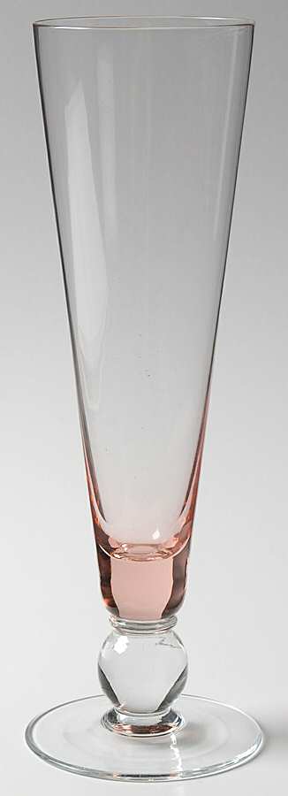 UNK10329 Pink Pilsner Glass by Unknown Manufacturer-1