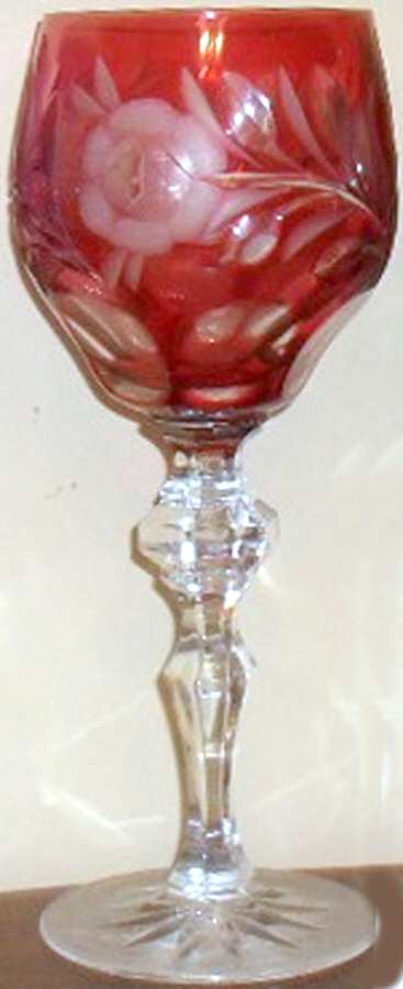 BEZ4 Red Water Goblet by Beyer-1