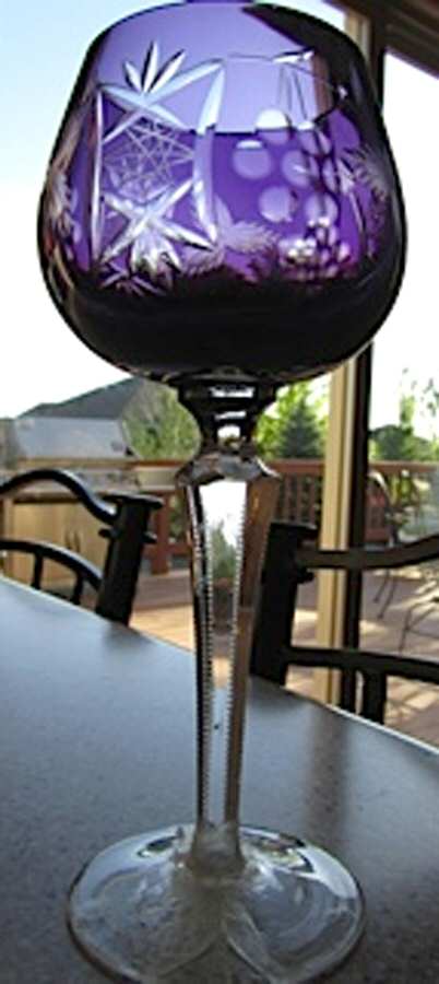 UNK11132 Amethyst Hock Wine by Unknown Manufacturer-1