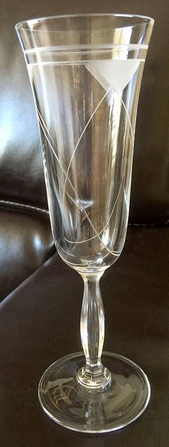 Trio Fluted Champagne by Unknown Manufacturer-1