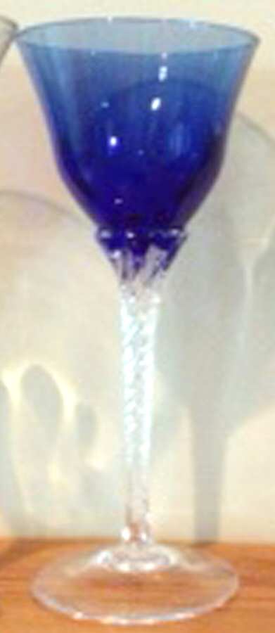 UNK11280 Blue Water Goblet by Unknown Manufacturer-1
