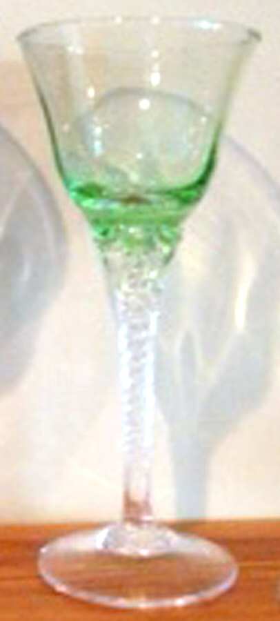 UNK11280 Green Water Goblet by Unknown Manufacturer-1