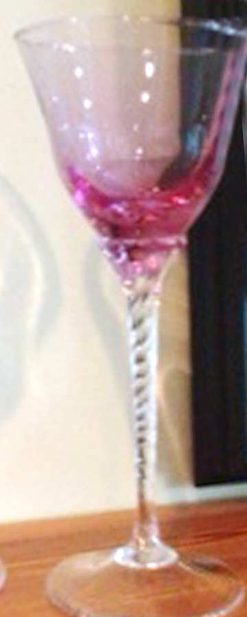 UNK11280 Pink Water Goblet by Unknown Manufacturer-1