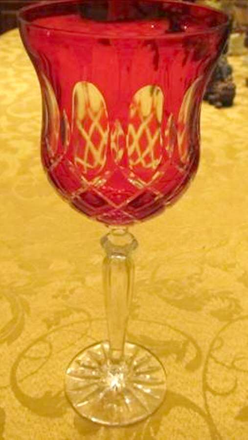 UNK11426 Ruby Water Goblet by Unknown Manufacturer-1