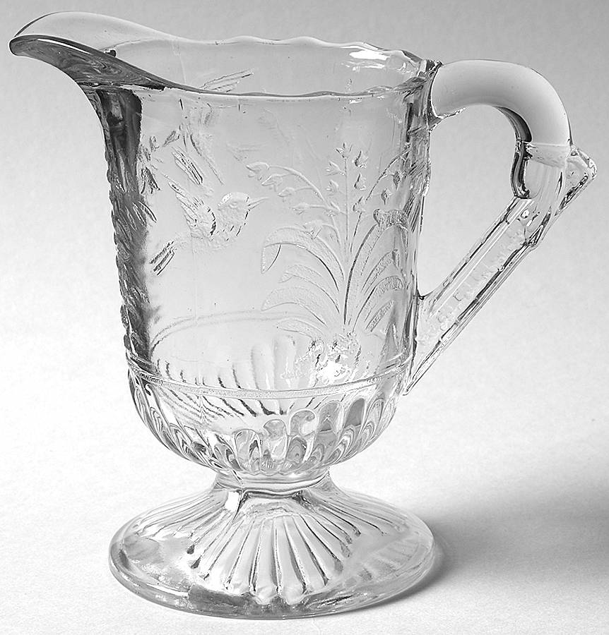 Hummingbird Clear Creamer by Unknown Manufacturer-1