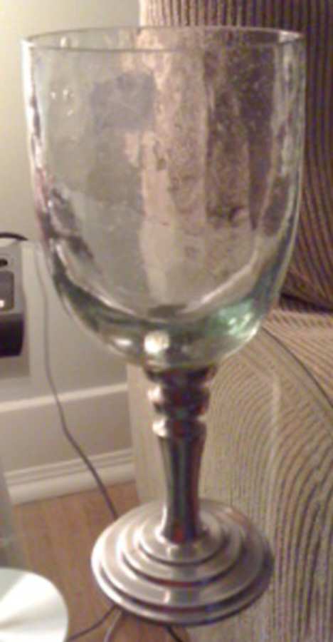 UNK11473 Metal Stem Goblet by Unknown Manufacturer-1