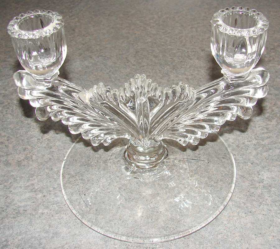 5904-II Double Light Candlestick by US Glass-1
