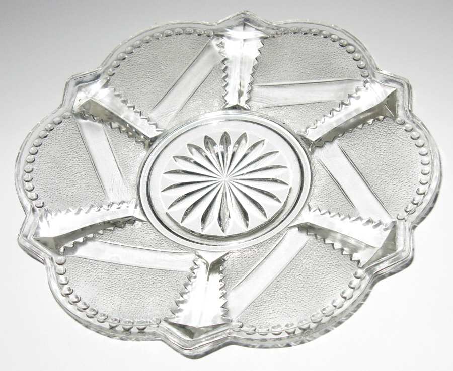 Stippled Bar 7" Salad Plate by US Glass-1