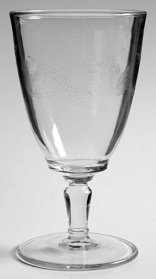 Flying Stork Water Goblet by Unknown Manufacturer-1