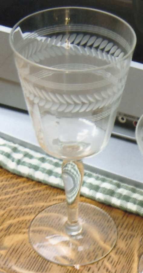 2010-16 Water Goblet by Glastonbury - Lotus-1