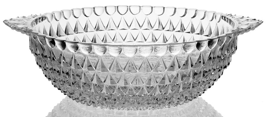 UNK11841 9" Handled Bowl by Unknown Manufacturer-1