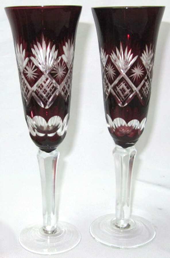 TSZ6 Ruby Fluted Champagne by Three Star Im-Ex Inc-1