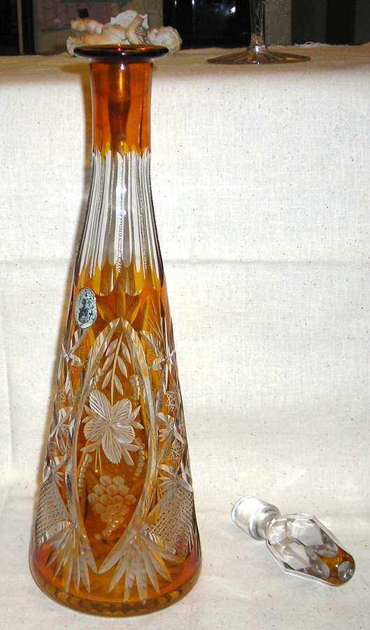 UNK11974 Decanter & Stopper by Unknown Manufacturer-1